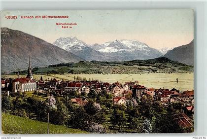 8730 Uznach 1910 - Mürtschenstock Kirche - 13906584