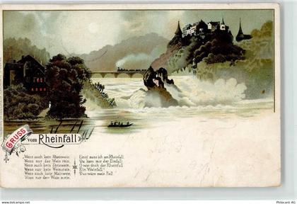 8212 Neuhausen am Rheinfall Lithographie Rheinfall - 52162815