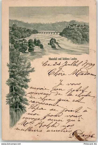 8212 Neuhausen am Rheinfall Lithographie Rheinfall - 52162830