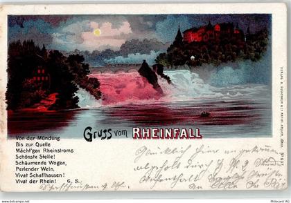 8212 Neuhausen am Rheinfall Lithographie Rheinfall - 52162833