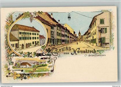 8213 Neunkirch BOAKC Hotel Gasthaus Sonne Lithographie - 13715677