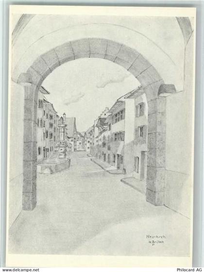 8213 Neunkirch Künstlerkarte Bildersammlung Lueged, da sich üsri Heimet!... - 11051998