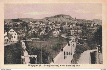 Thayngen SH Panorama Blick vom Bahnhof aus