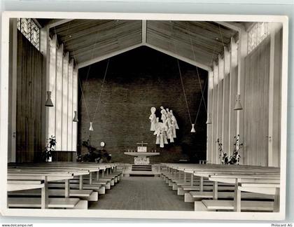 8240 Thayngen 1952 Foto AK Kath. Kirche innen - 39983538