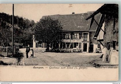 4145 Gempen 1908 Foto AK Gasthaus zum kreuz - 13596425