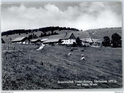 4719 Ramiswil - Bergwirtschaft Vorder-Erzberg, Scheltenpas mit Hoher Win... - 51169844