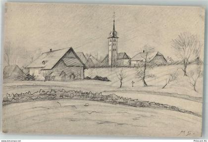 2545 Selzach AK handgemalt sign. Marie Stutz-Sesseli - 13306204