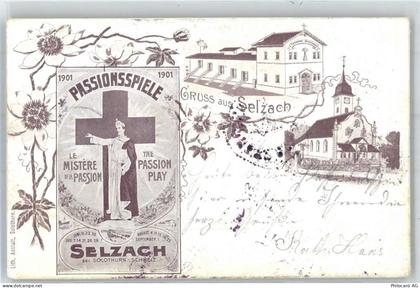 2545 Selzach Lithographie Passionsspiele - 51736488