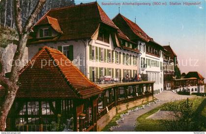Allerheiligenberg SO Sanatorium Station Haegendorf