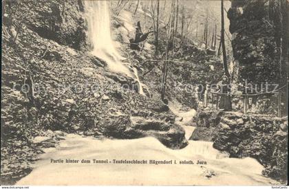 Haegendorf Partie hinter dem Tunnel Teufelsschlucht Wasserfall