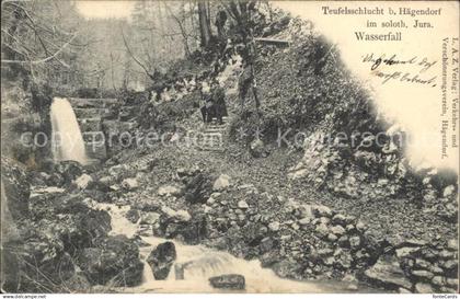 Haegendorf Teufelsschlucht Wasserfall