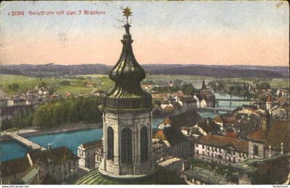 Solothurn Bruecken Feldpost x 1917
