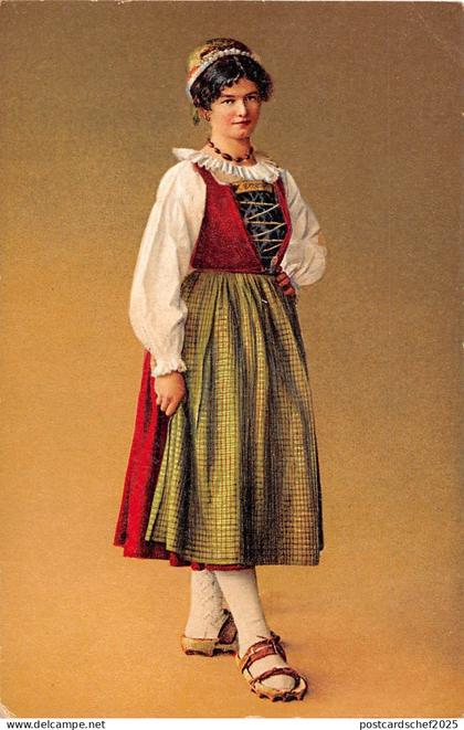 B27093 Ticino Ragazza del Val Calanca switzerland