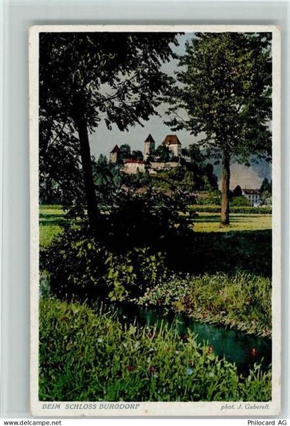Burgdorf Berthoud Schloss Burgdorf Feldpost Gaberell 1922 - 10195895