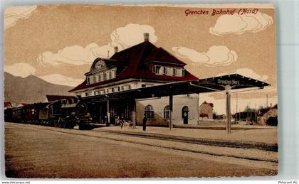 Grenchen Bahnhof Eisenbahn Bahnhof Schweiz Foto AK - 13673095