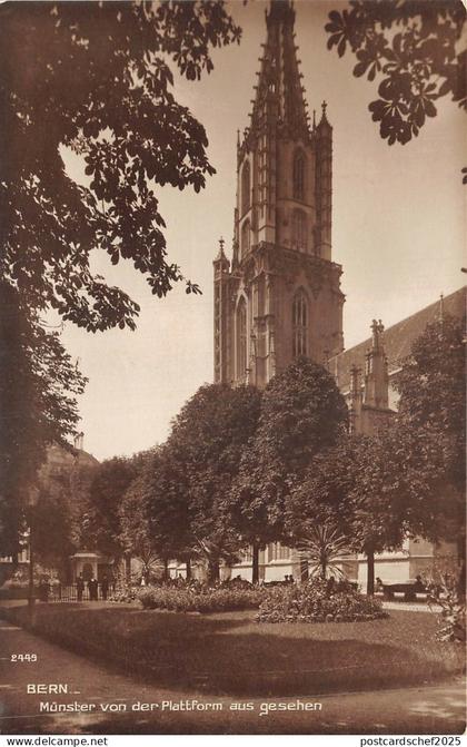 Lot126 switzerland real photo bern munster von der plattform aus gesehen berna