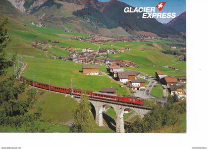 MIK :  Suisse : glacier expresse  train , mit rueras und  sedrun ,im tujetsch