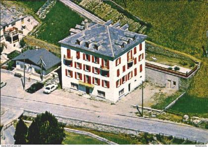 Saas-Grund Ferienheim Fliegeraufnahme