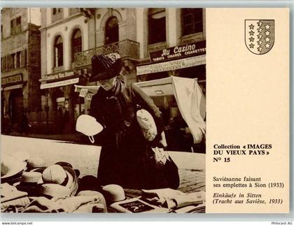 Savièse Collection Images du vieux Pays Nr. 15 - Tracht Einkäufe in Sitt... - 10139060
