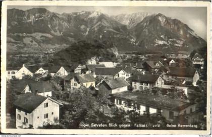 Sevelen Ruine Herrenberg x 1949