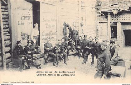 Suisse - Armée Suisse - Au cantonnement - Ed. Timothée Jacot 354