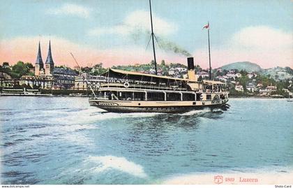 SUISSE LUCERNE LAC DES QUATRE CANTONS