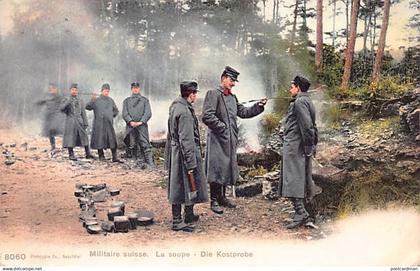 Suisse - Militaire Suisse - La soupe - Ed. Photoglob Co. 8060