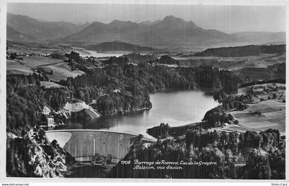 SUISSE MOLESON SUR GRUYERES BARRAGE DE ROSSENS LAC DE LA GRUYERE