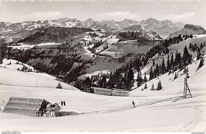 Schweiz - ARTH (SZ) Skigelände bei Rigi-Staffel - Arth-Rigi-Bahn