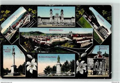 8840 Einsiedeln - Klosterkirche St Meinrads Statue St Benedictus Statue... - 10620355