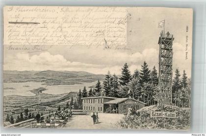 8835 Feusisberg 1904 Foto AK Feusisberg Aussichtsturm Etzel-Kulm Gasthau... - 10748726