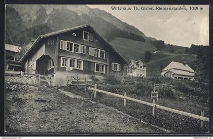 AK Riemenstalden, Gasthaus von Th. Gisler
