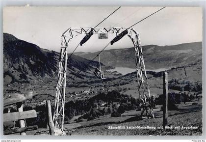 6417 Sattel Gebrauchsspuren Sessellift Mostelberg, Aegerisee - 50734168