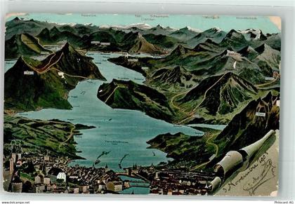 6440 Vierwaldstättersee 1905 - Vogelschau - 39402832