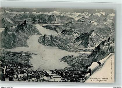 6440 Vierwaldstättersee - Vierwaldstättersee aus der Vogelschau - 11062219