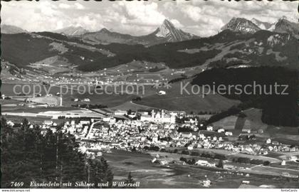 Einsiedeln SZ mit Sihlsee und Willerzell