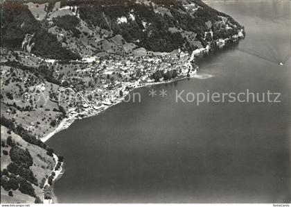 Gersau Vierwaldstaettersee am Vierwaldstaettersee Fliegeraufnahme