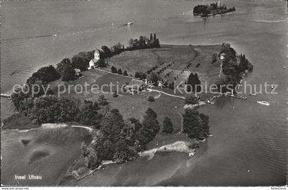 Insel Ufenau Ufnau Zuerichsee SZ im Zuerichsee Fliegeraufnahme