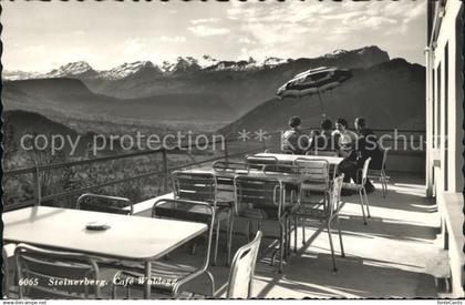 Steinerberg Cafe Waldegg Terrasse