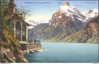 Vierwaldstaettersee SZ Vierwaldstaettersee Tellkapelle x 1960