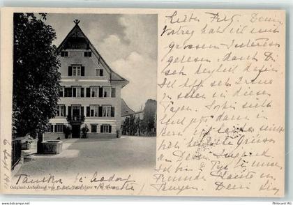 8355 Aadorf 1910 - Ort lt. Stempel Haus Brunnen - 13249388
