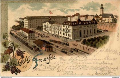 Gruss aus Frauenfeld - Litho