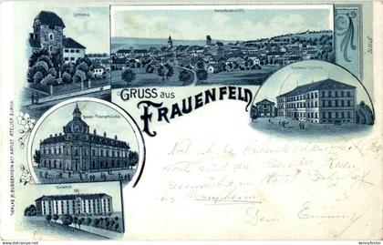 Gruss aus Frauenfeld - Litho