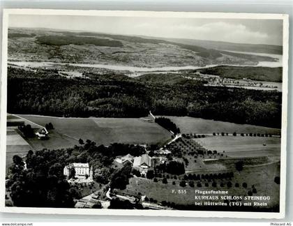 8536 Hüttwilen 1957 Foto AK Fliegeraufnahme Schloss Steinegg Kurhaus - 38068141
