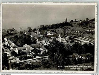 8596 Münsterlingen 1937 Foto AK Fliegeraufnahme Krankenhaus - 38024054