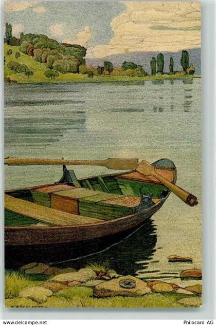 8268 Salenstein Künstlerkarte bei Arenaberg sign. Ernst E. Schlatter - 10593256