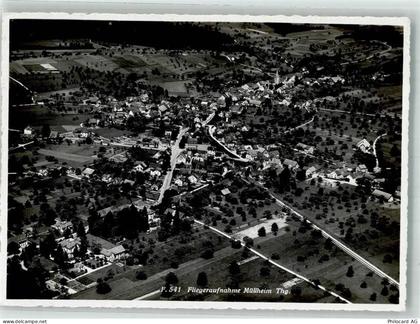 8555 Müllheim TG 1944 Foto AK Fliegeraufnahme - 13993764