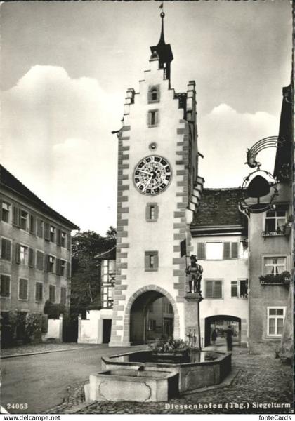 Diessenhofen Siegelturm Brunnen