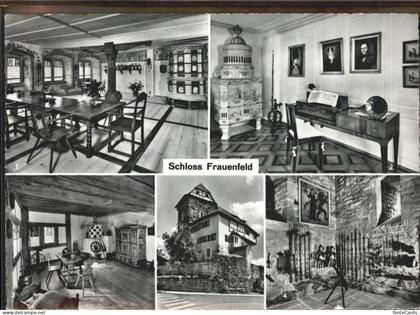 Frauenfeld Schloss Frauenfeld Gerichtsstube Bauernstube Waffensammlung
