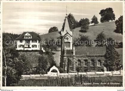 Hauptwil Pfarrhaus mit Kirche